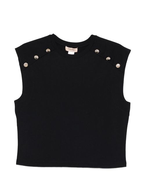 Top impreziosito con bottoni TWINSET | TP2340/00006